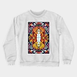 Stained Glass 12 (Style:26) Crewneck Sweatshirt